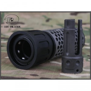 Модель глушителя BD KAC Style QDC Airsoft Quick Detach Suppressor/BK (Big Dragon)